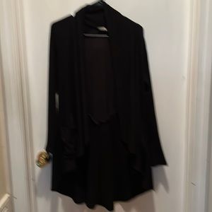 Black long sleeve jacket with pockets
